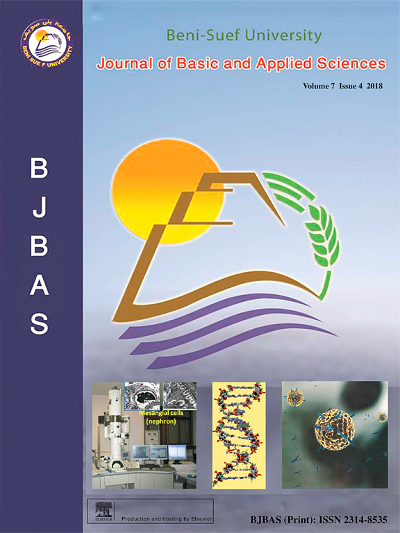 Go to journal home page - Beni-Suef University Journal of Basic and Applied Sciences